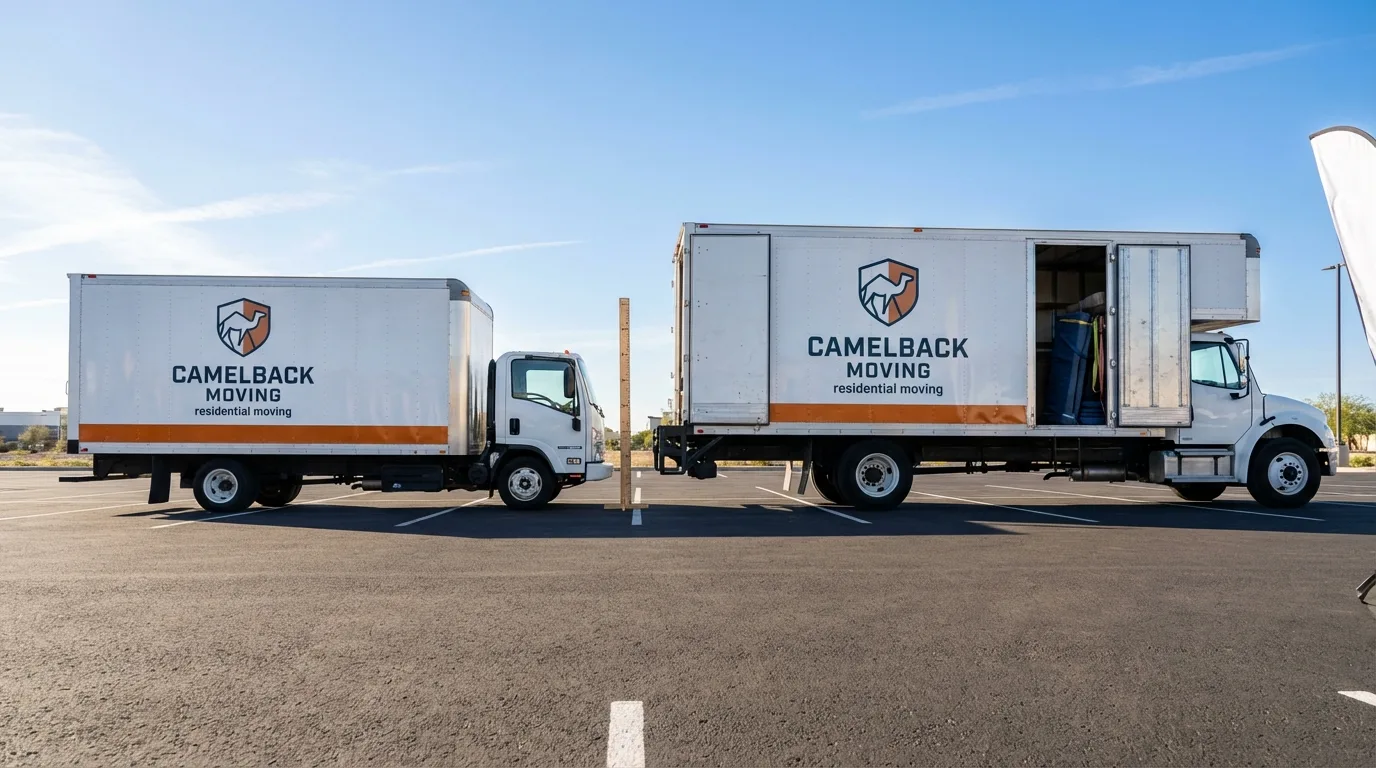 Moving truck size capacity guide in Westlake Village